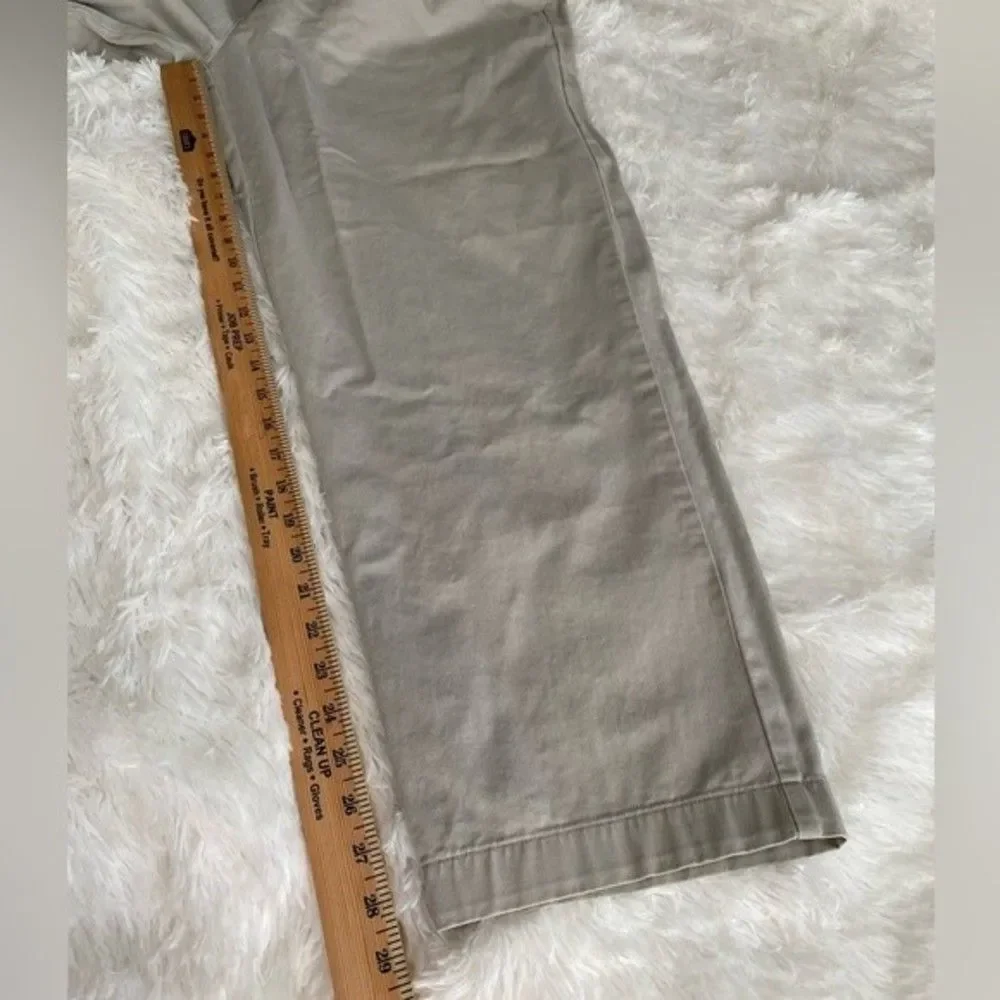Tommy Hillfiger Vintage Pleated Chinos Casual Cotton Pants Beige Size 38X30